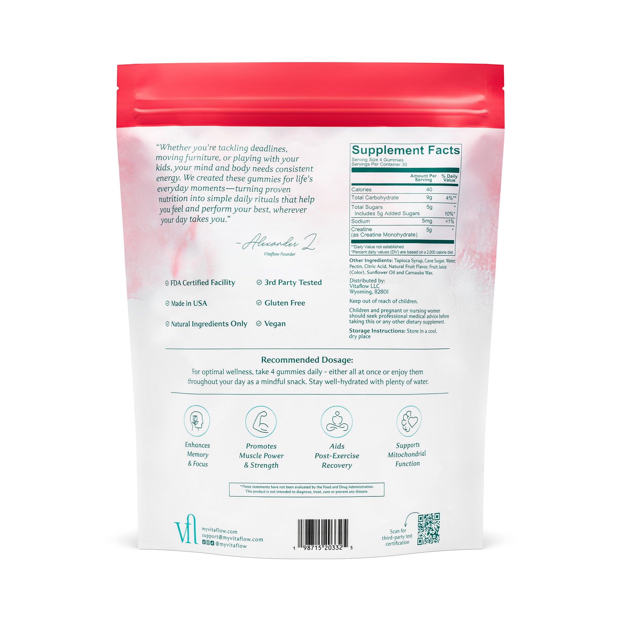 Vitaflow Creatine Gummies