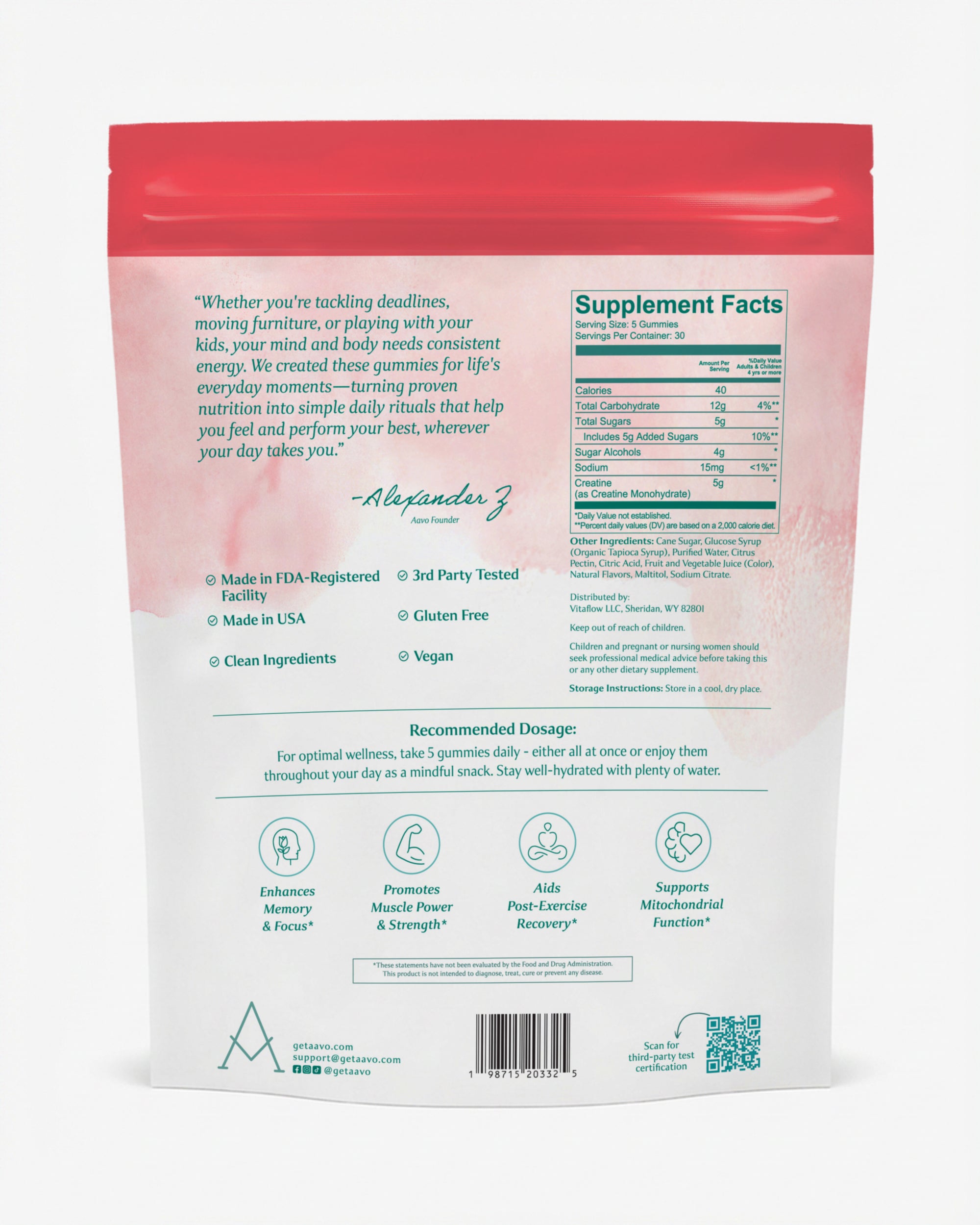 Aavo Creatine Gummies
